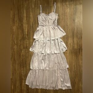 NEW WITH TAGS Altar’d State Noel satin maxi dress by astr the label